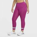 Nike Air Damen 7/8 Laufleggings (Übergröße) hohe Taille pink