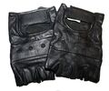 Fingerlinge - Echt Leder - Handschuhe ohne Finger  - Punk Gothic Rocker Biker 