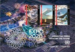 UNO NEW YORK - 2021 EVENT BLOCK - EXPO 2020 DUBAI UAE postfrisch **