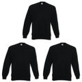 3er/5er Fruit of the Loom Sweatshirt Herren Pullover Set-In Neu Gr. S M L XL 2XL