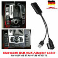 DEU USB AUX Adapter Kable Bluetooth für AUDI A5 8T A6 4F A8 4E Q7 7L AMI MMI 2G~