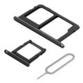 SIM und SD Karte Tray Set 2 Schlitten für Samsung Galaxy A6 A600 2018 (Schwarz)