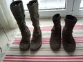 2 Paar Mädchen Winterstiefel/Stiefeletten Gr.37 Wildleder ,von Ricosta 