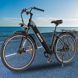 26'' Elektrofahrrad eBike E-Fahrrad E bike 250 W 36V/20AH Akku 7 Gänge Schwarz