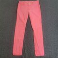 Damen Jeans Strecht Hose Denim Skinny adidas NEO W30 L34 Rosa Elasthan Baumwolle