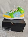 GS Nike Air Jordan 1 Mid SE Recycled Grind Big Kinder Grundschule Sneaker UK 6