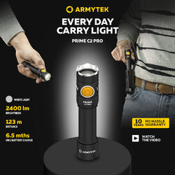 Armytek Neu Prime C2 Pro LED Taschenlampe USB Aufladbar Täglich Handlampe