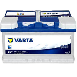 Autobatterie 12V 80Ah 740A Varta F17 Blue Dynamic PKW Starterbatterie 580406074