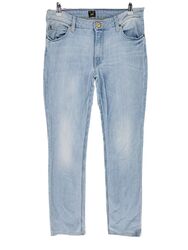 Lee Marlin Damen Blau Stretch Hautenge Jeans Größe W32 L33