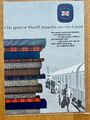 Original Englisch Tartan Mode Fashion Ein guter Stoff 1964 Vintage Ad Werbung