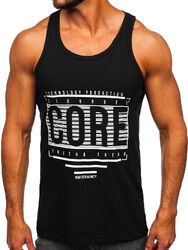 Tank Top Tanktop T-Shirt Tee Muskelshirt Achselshirt Print Herren BOLF Aufdruck