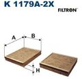 FILTRON K1179A-2X Filter für Innenraumluft Innenraumfilter Filter 