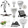 10W/15W/24W/36W/60W/70W/100W Grow LED Pflanzenlampe E27 Vollspektrum Garten 230V