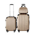 3tlg Reisekoffer Set Trolley Hartschale Hartschalenkoffer Reisekofferset B-Ware