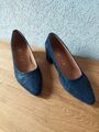 Gabor Comfort Damen Pumps blau Gr. 6 1/2