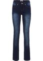 Power-Stretch-Jeans Straight Normal Gr. 40 Blau Damenjeans Freizeit-Hose Neu