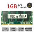 Für Kingston 1GB PC1-2700 333MHz 200Pin SO-DIMM Notebook Arbeitsspeicher RAM DE