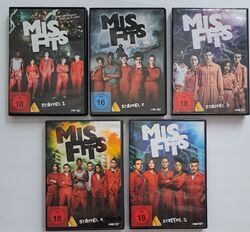 MisFits - Die komplette Serie 1-5 (DVD) FSK 18