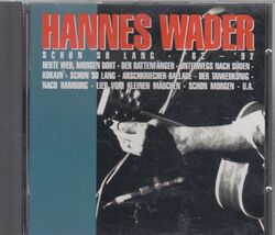 HANNES WADER "Schon so lang - '62-'92" Best Of CD