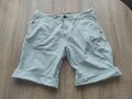 Shorts Gr. 33 Tom Tailor, Herren,  hellgrün gestreift