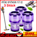 3 x Hepa-Filter für Dyson V12 Detect Slim Absolute Kabelloser Staubsauger Ersatz