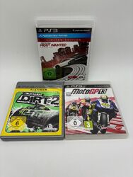 Sony PS3 Playstation 3 Need for Speed Most Wanted/ Dirt 2/ MotoGP 13 in OVP