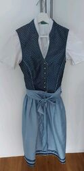 Dirndl GAMSBOCK, 38, super Zustand, nur 2x getragen mit Bluse midi NP ca. 300 €