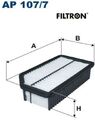 FILTRON AP107/7 Luftfilter Luftfiltereinsatz für Hyundai für Kia 