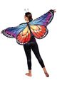 Schmetterling Cape Schmetterlingsflügel Falter Flügel bunt 152 cm 12119.656.0013