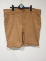  Kangol Shorts Taille 40 Größe 2XL braun Reißverschluss fliegen 100 % Baumwolle Taschen Herren