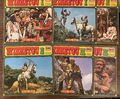 6 Schallplatten Winnetou I - III Europa Jugendserie  1. + 2. Folge E242 -E247