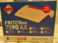 Fritz!Box 7590 AX v2 Wi-Fi 6 WLAN-Router DSL Brandneu Orig Karton versiegelt