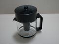 Brita Glaskanne Aqualux Classic Wasserfilter - Glaskanne Filter Glas - schwarz