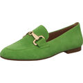 Gabor Damen Slipper gr.green (gold matt) Samtchevreau