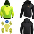 Motorrad Hoodie mit Protektoren Chopper Roller  Motorradjacke Kapuzenpullover