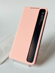 Original Samsung Galaxy S21+ PLUS Schutzhülle Clear View Flip Cover Case Pink