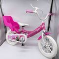 Barbie Mädchenfahrrad RosaBianco Größe 12"