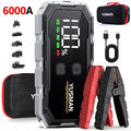 6000A Car Auto Starthilfe Jump Starter Ladegerät KFZ Booster Powerbank + Tasche