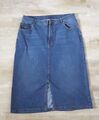 damen jeans rock,gebraucht, Gr.44,blau 