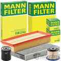 MANN FILTER INSPEKTIONSPAKET passend für PEUGEOT 508 SW I 8E/8D 2.0 HDI 200 PS