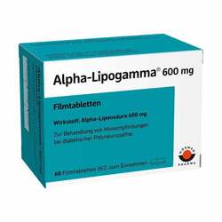 Alpha Lipogamma 600 mg Filmtabletten · 60 St · PZN 10109123