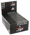 GIZEH Black King Size Slim Tips je 34 Blatt Papers Filter Tranporthülle  