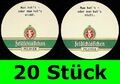 20 Stück Bierdeckel Feldschlößchen Pilsner Braunschweig 1993 Bar Party Theke a