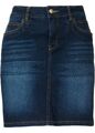 Stretch-Jeansrock Normal Gr. 36 Dunkelblau Used Jeans-Rock Mini-Skirt Neu