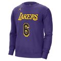 Jordan Brand LeBron James Los Angeles Lakers Statement Name Number Pullover Swea