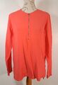 STELLA McCARTNEY Arlesa Half Zip Top Langarm in Coral Peach Damen Gr. 42