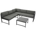 Loungeset Lounge Ecklounge MONTANA m. Liegefunktion Aluminium wetterfest 2. WAHL