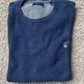 Gant, Pullover,  Herren, L, blau, original 100 % original GANT