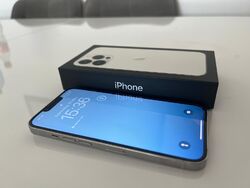 Apple iPhone 13 Pro A2638 - 128GB - Silber (Ohne Simlock) (Dual-SIM)