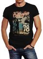 Herren T-Shirt California Surfing Slim Fit Neverless®